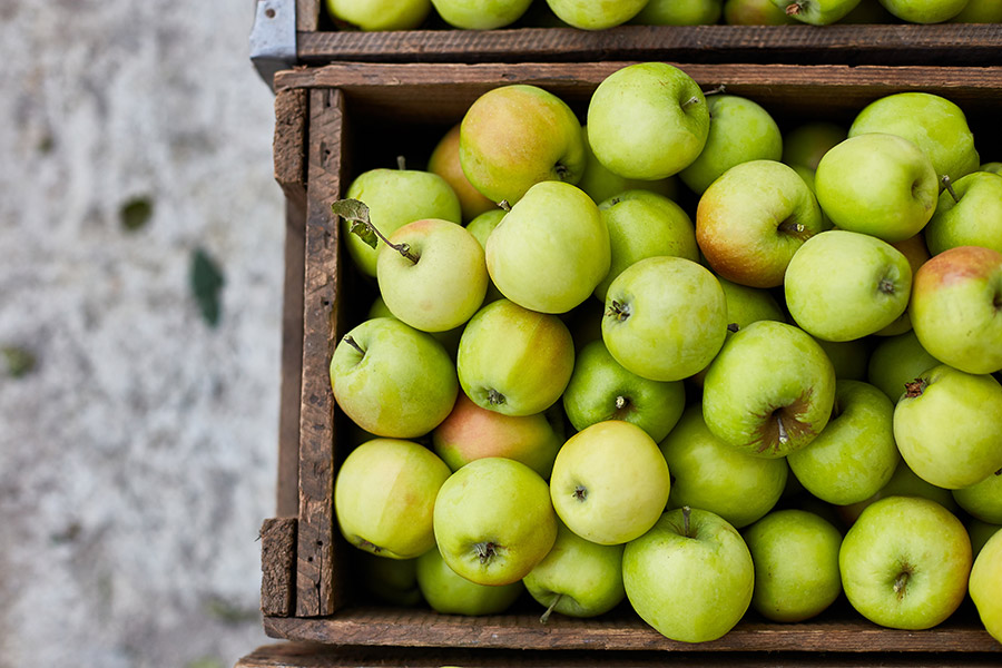 Frisches Obst aus der Region