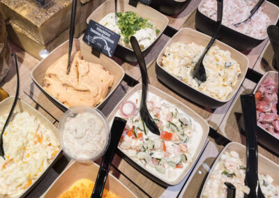 frische verschiedene Salate